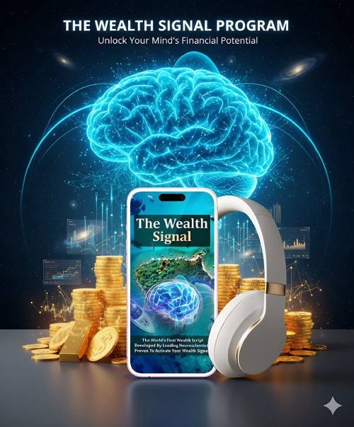 The Wealth Signal digital manifestation program designed to activate alpha brainwaves for financial success